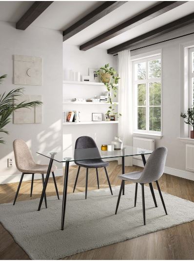 mesa comedor DT-189 negra mesa comedor dt-189