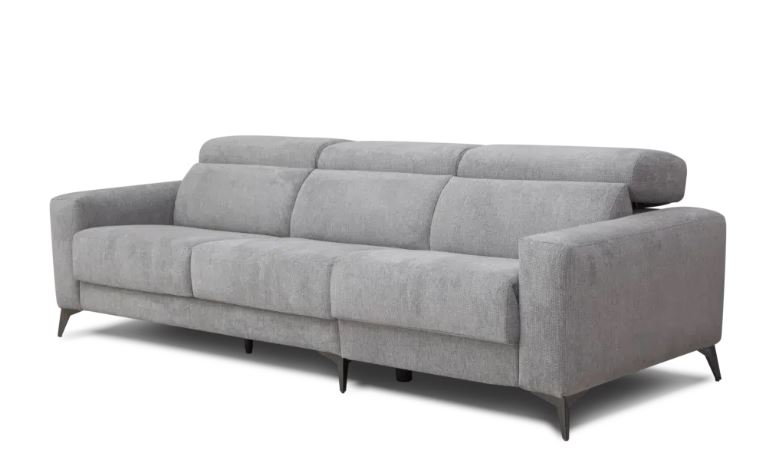 sofa laura con cabezal bajo Sofá Laura de lado